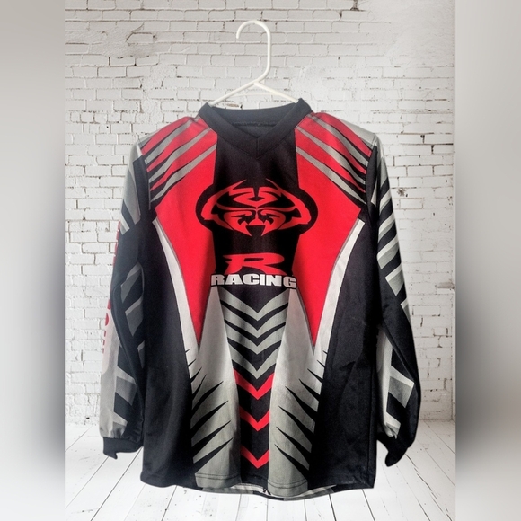 MTX Other - Boys Red and Black MTX Racing Jersey Size Large